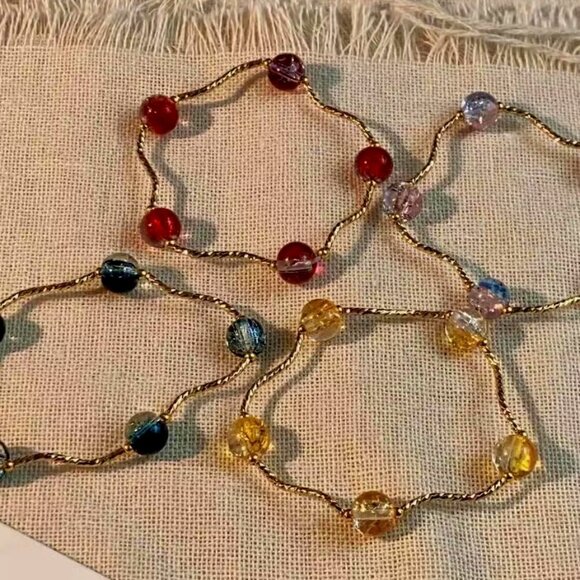 New Chinese Simple Glazed Beads Vintage Bracelet - Picture 2 of 4